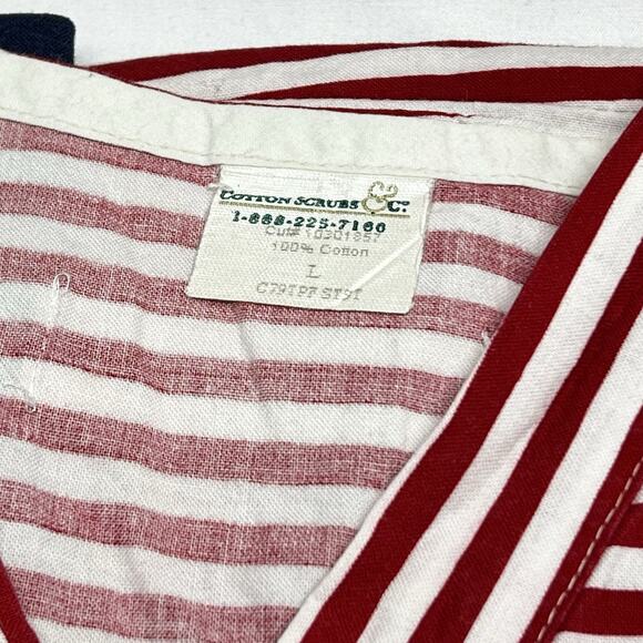 Vintage Scrub Tops Lot of 4 Size L/XL Pockets 4th of July Bears Rubber Ducky - Picture 8 of 13